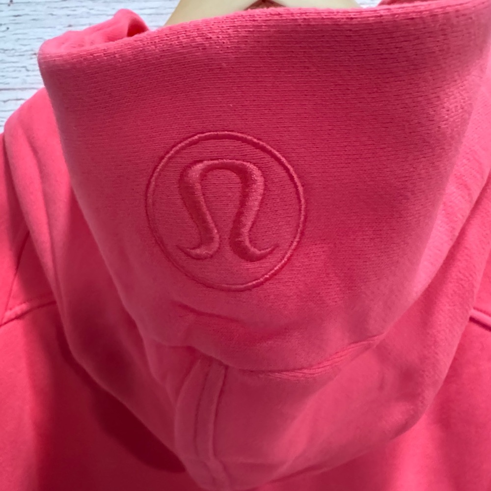 NWT Lululemon Scuba Oversized Full-Zip Hoodie in Glaze Pink Sz XL/XXL - Picture 10 of 13